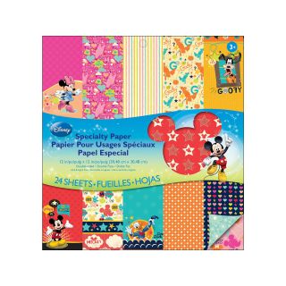 EK Success Disney Double Sided Specialty Paper Pad   Mickey Family