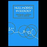 Null Models in Ecology