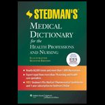 Stedmans Medical Dictionary for Health, Illustrated   With CD