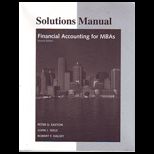 Financial Accounting for MBAs Solutions Manual