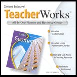 Glencoe Geometry TeacherWorks CD All   in   One Planner and Resource Center