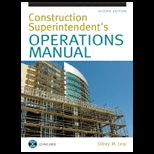 Construction Superintendents Operations Manual With CD