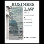 Business Law  Ethical, International, and E Commerce Environment, With CD and Study Guide