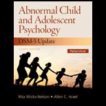 Abnormal Child and Adolescent Psychology DSM 5 Update