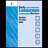 Daily Language Review Student Practice Books  Grade 4 (5 Pack)