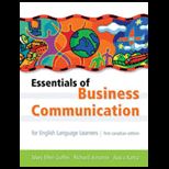 Essentials of Business Communication for English Language Learners  CANADIAN<