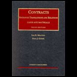 Contracts  Exchange Transactions and Relations