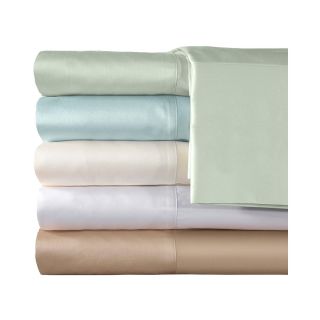 American Heritage 300tc Set of 2 Egyptian Cotton Sateen Solid Pillowcases, Sage