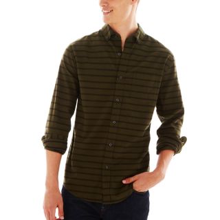 WILLIAM RAST William Rast Striped Woven Shirt, Forest Night, Mens