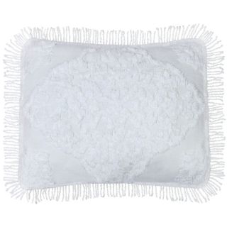 Layla Standard Pillow Sham, White