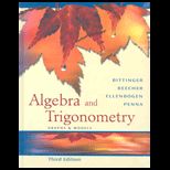 Algebra and Trigonometry  Graphs and Models   Package