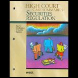 High Court Case Summaries on Securities Regulation