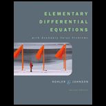 Elementary Differential Equations with Boundary Value Problems  With IDE CD Package