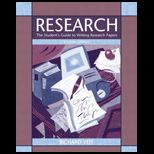 Research  Students Guide to Writing Research Papers