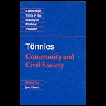 Tonnies Community and Civil Society