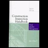 Construction Inspection Handbook