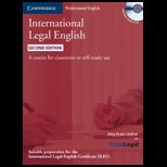 International Legal English   With 3 CDs