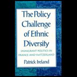 Policy Challenge of Ethnic Diversity