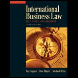 International Business Law  Text, Cases and Readings
