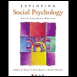 Exploring Social Psychology, Canadian Edition    Text Only