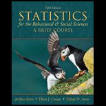 Statistics for Behavior and Social Sciences   Access