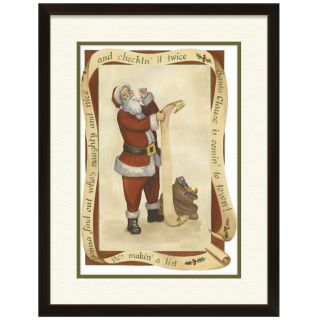 Santas List Framed Print