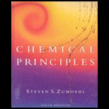 Chemical Principles   With Partial Solutions Manual and CD
