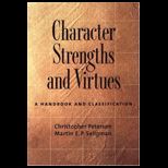 Character Strengths and Virtues  Handbook and Classification