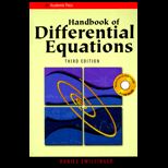 Handbook of Differential Equations / With CD ROM