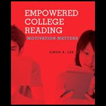 Empowered College Reading   With CD
