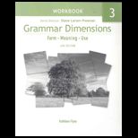Grammar Dimensions Book Three Workbook