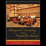Managerial Accounting for the Hospitality Industry   With CD and Study Guide