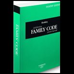 Blumbergs Calif. Family Code Annotated 09