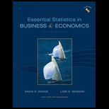 Essential Statistics in Business and Economics   With CD and Access