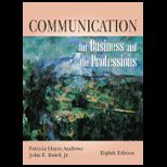 Communication for Business and Professions