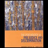 Psychology of Prejudice and Discrimination  2nd Reprint