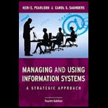 Managing and Using Information Systems