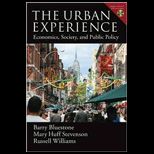 Urban Experience Economics, Society, and Public Policy   With CD