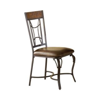Hillsdale Granada Set of 2 Dining Chairs, Charcoal