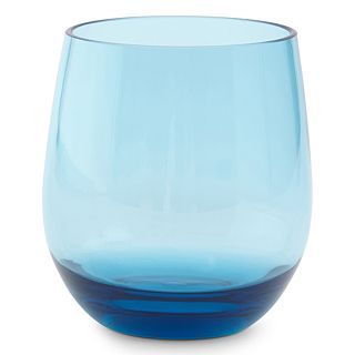 JCP Home Collection  Home Set of 4 Stemless Wine Glasses, Blue