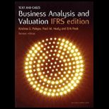 Business Analysis and Valuation INTERNATIONAL EDITION <