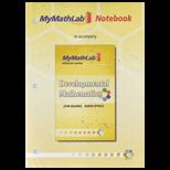 Development Mathematics Notebook   With Access (Looseleaf)