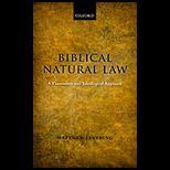 Biblical Natural Law