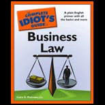 Complete Idiots Guide to Business Law