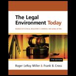 Legal Environment Today   Study Guide