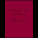 Translation and Annotations of Choval Repertoire