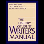 History Student Writers Manual