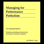 Managing for Performance Perfection