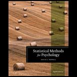 Statistical Methods for Psychology   Student Solution Man