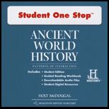 Ancient World History Patterns of Interaction Student One Stop DVD ROM 2012